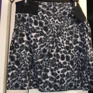 Leopard print skirt